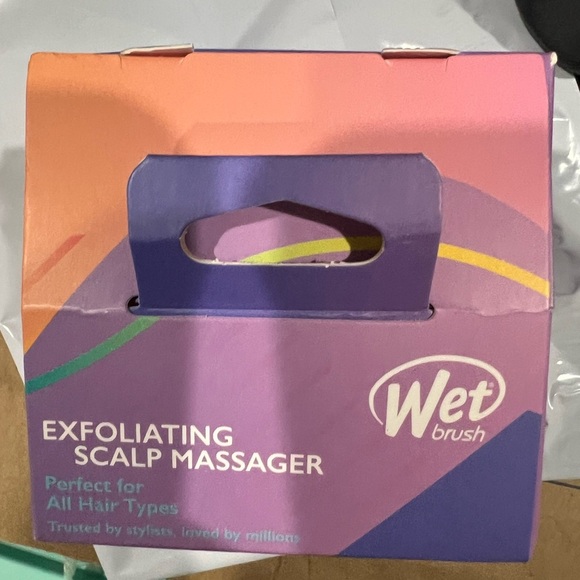 Wet Brush exfoliating scalp massager blue new NIB - Picture 2 of 6